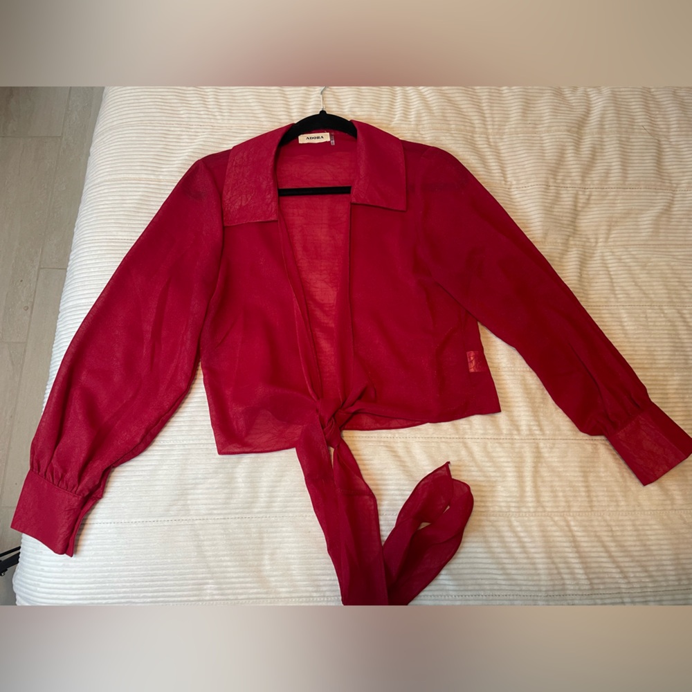 ADORA Vibrant Red Women's Blazer